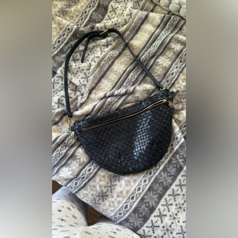 Clare V Navy Crossbody